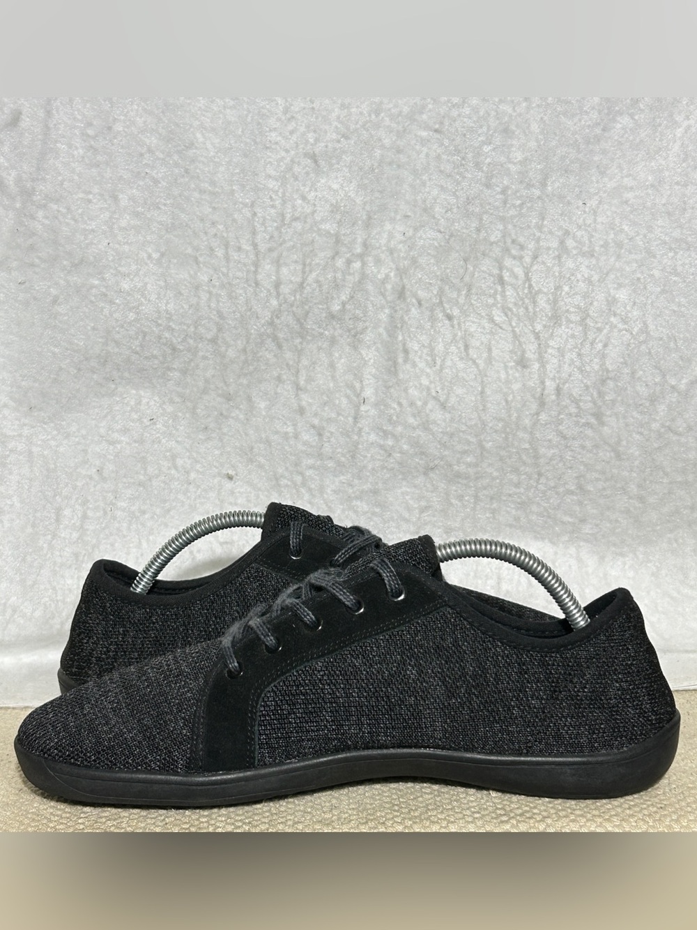 Whitin Mens Blk Knit Zero-drop Minimalist Running Barefoot Sneaker SZ EU 43 US 9 - Picture 7 of 11